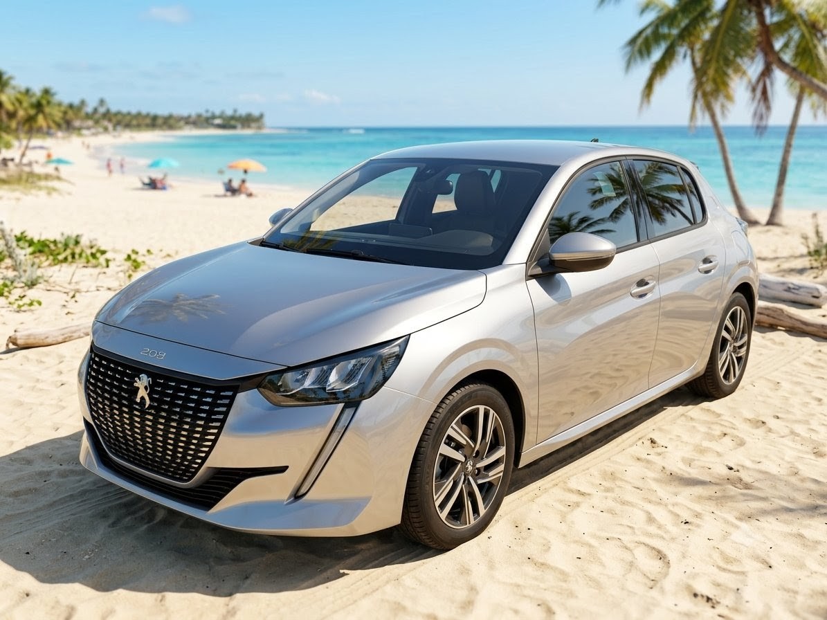 Peugeot 208 à la plage~2